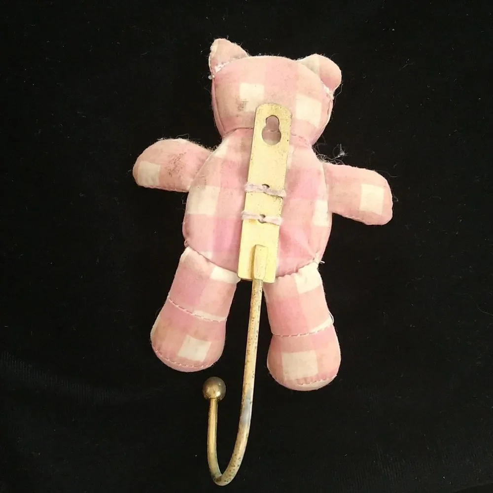 3 For $12 Sale! Pink Teddy Decor Hook